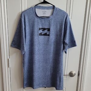 Billabong Heathered Blue Short Sleeve Tee